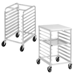 An image of half height bun pan racks available from Channel Manufacturing.