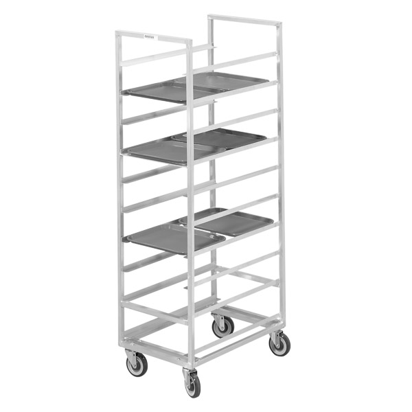 An image of the single section cafeteria tray racks available from Channel Manufacturing.