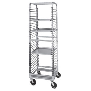 An image of the wire slide bun pan racks available from Channel Manufacturing.