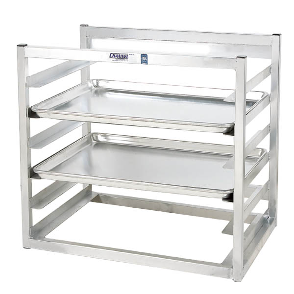 An image of the wall mounted bun pan racks available from Channel Manufacturing