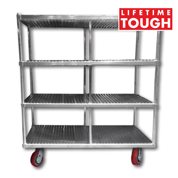 An image of heavy duty drying and storage racks available from Channel Manufacturing.