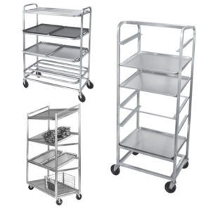 An image of display racks for foodservice applications from Channel Manufacturing.