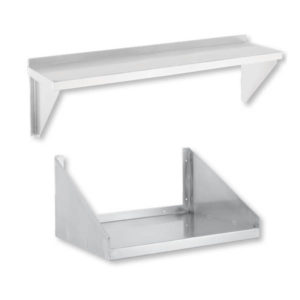 An image of steel wall mounted shelving available from Channel Manufacturing
