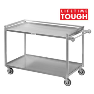 An image of a heavy duty utility cart for the foodservice industry from Channel Manufacturing.