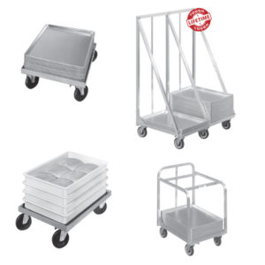 An image of the bun pan carts & dough box carts available from Channel Manufacturing.