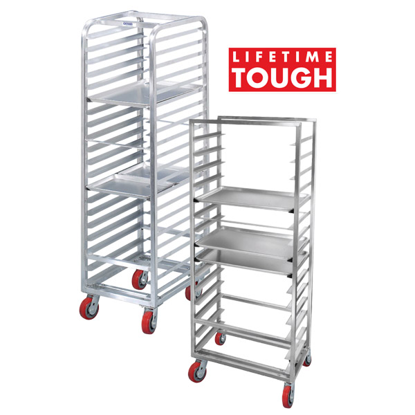 An image of the heavy duty sheet pan racks available from the assorted bun pan racks at Channel Manufacturing.