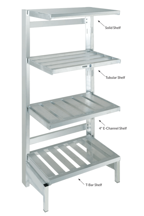 Cantilevered Shelving | Foodservice Shelving | Channel Manufacturing