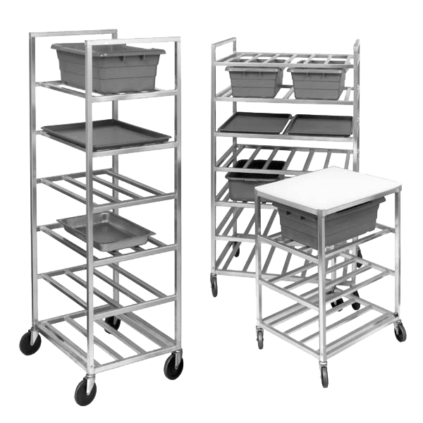 An image of universal lug racks from Channel Manufacturing.